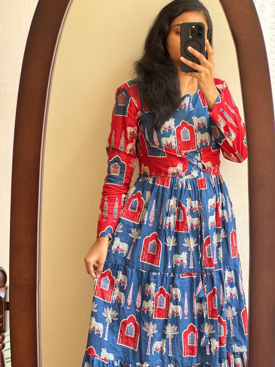 soft cotton fabric- Dress - Image 3