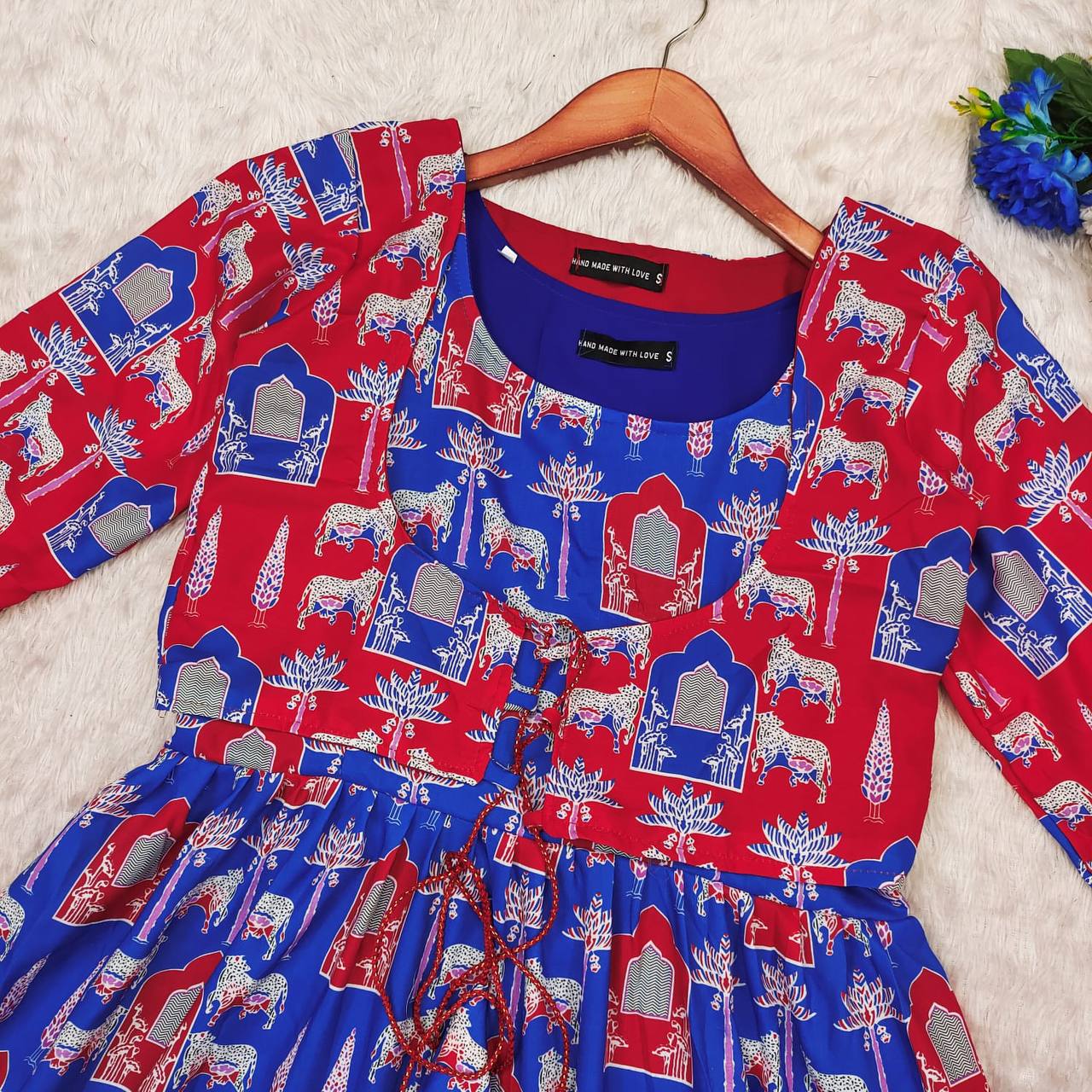 soft cotton fabric- Dress - Image 6